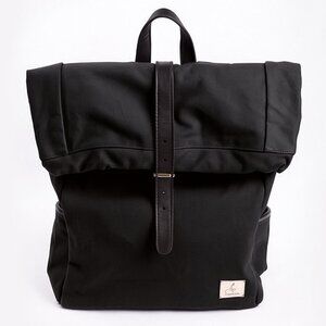 NEW Tri-Antler Black Waxed Canvas Knapsack/Backpack